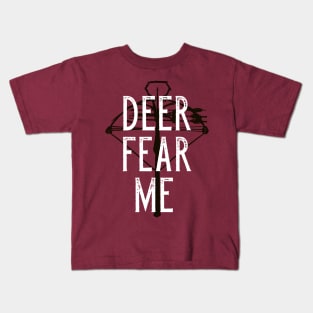 Deer Fear Me - Crossbow Hunting Kids T-Shirt